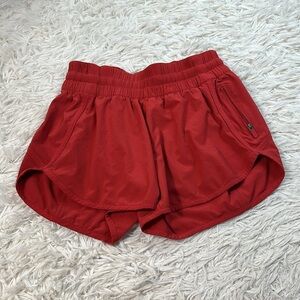 Lululemon Tracker Short V *4" Vivid Flame
